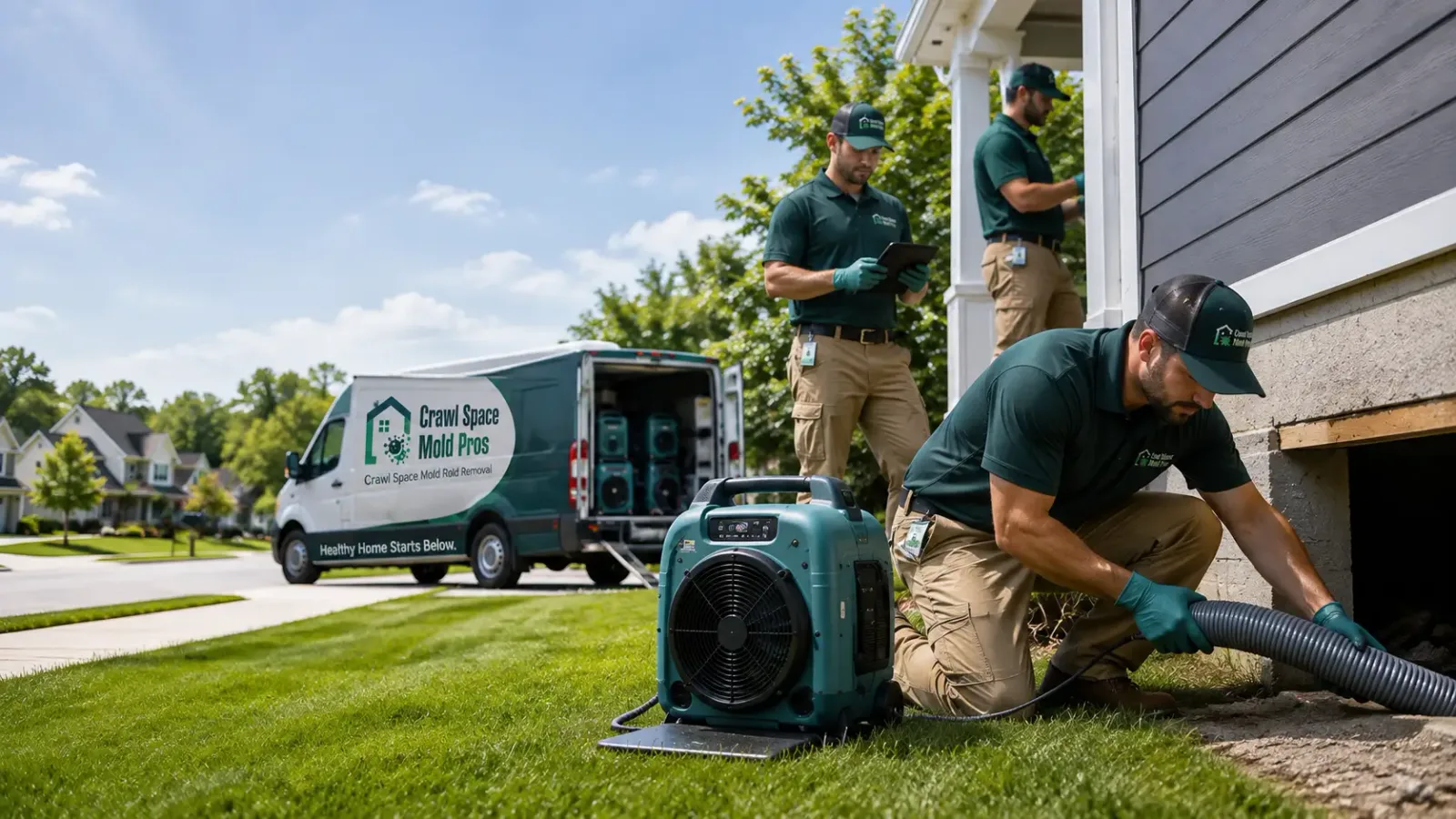 Crawl Space Mold Removal in Herndon, PA